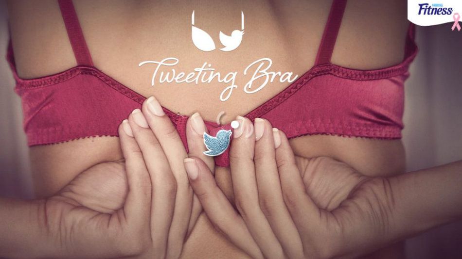 Lucha Cáncer de Mama - Tweeting Bra